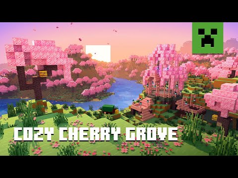 Minecraft Soothing Scenes – Relaxing Cherry Grove