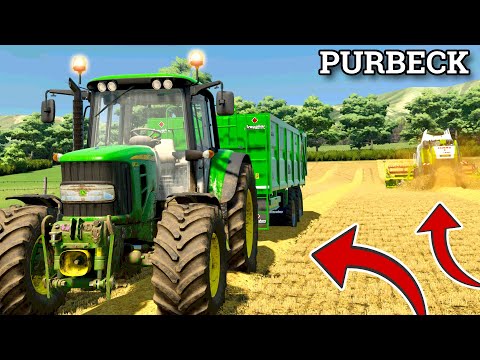 I MADE A BIG MISTAKE WITH THE COMBINE | PURBECK FARMING SIMULATOR 22 – Episode 7