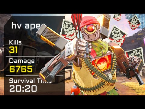 INSANE Pathfinder 31 KILLS and 6,700 Damage Apex Legends Gameplay Season 16
