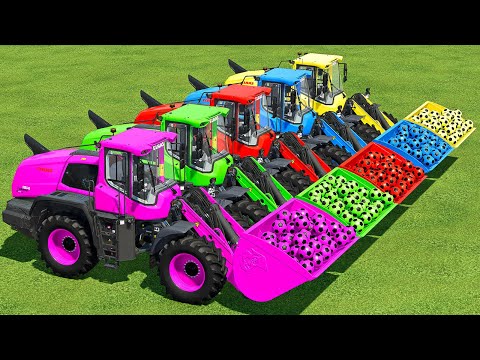 LOAD & TRANSPORT SOCCER BALLS WITH CLAAS WHEEL LOADERS – Farming Simulator 22