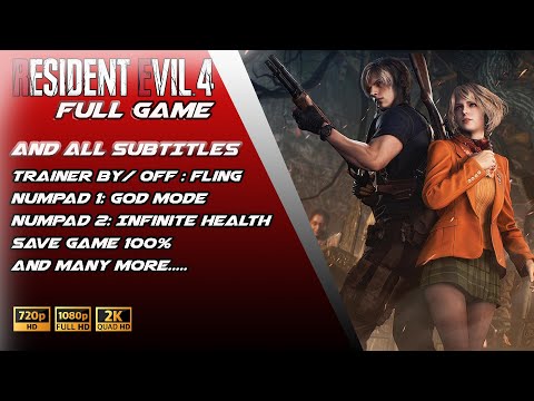Resident Evil 4 Remake Full Game + Trainer/ All Subtitles