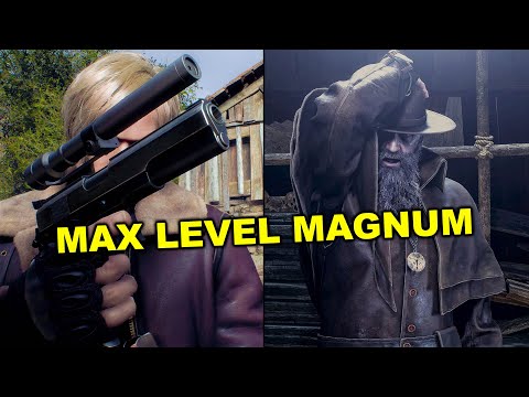 Resident Evil 4 Remake – MAX LEVEL MAGNUM VS Bosses Gameplay