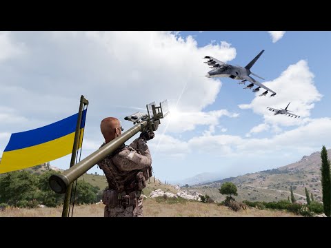 Russian High-Priced Fighters Isolated on Ukrainian Stinger Anti-air Missiles – Arma 3