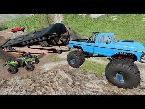 Saving lost Millionaire with Monster Truck | Farming Simulator 22