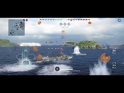 Shimakaze in World of Warships Legends Mobile