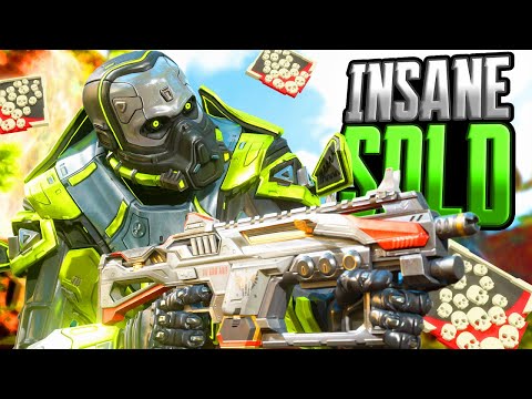 SOLO Caustic INSANE 27 KILLS and 6,748 Damage Apex Legends Gameplay Season 17
