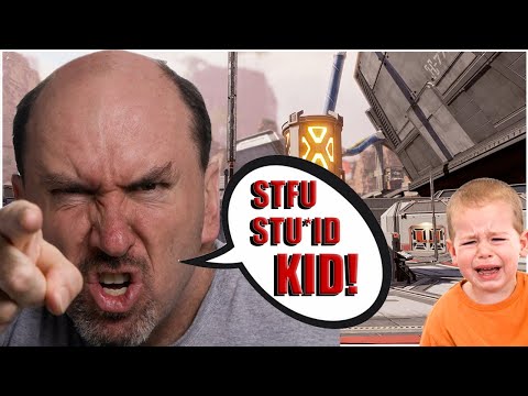 Toxic Grown man SCREAMS at a Wholesome 5 year old (Apex Legends)