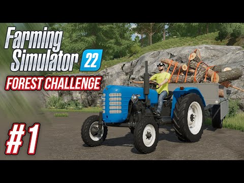 TVRDÝ ZAČÁTEK ANEB 0 KČ A MOTOROVÁ PILA! | Farming Simulator 22 Forest Challenge #01