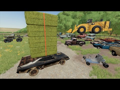 Using junkyard cars to make money | Farming Simulator 22