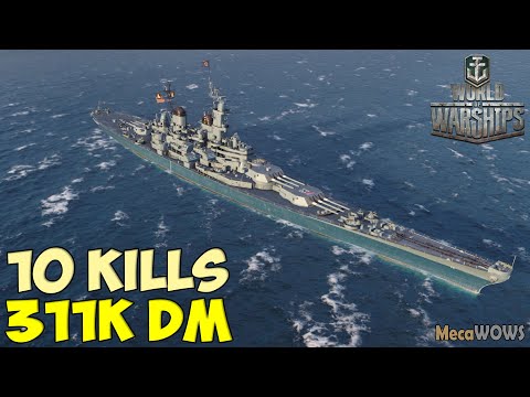World of WarShips | Missouri | 10 KILLS | 311K Damage – Replay Gameplay 4K 60 fps