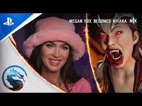 Mortal Kombat 1 – Megan Fox Becomes Nitara Trailer | PS5 Games