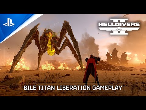 Helldivers 2 – Bile Titan Liberation Gameplay | PS5 & PC Games