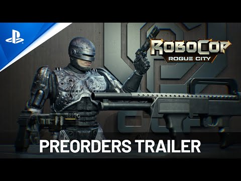 RoboCop: Rogue City – Preorders Trailer | PS5 Games