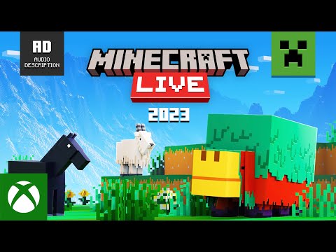 [Audio Description] Minecraft Live 2023
