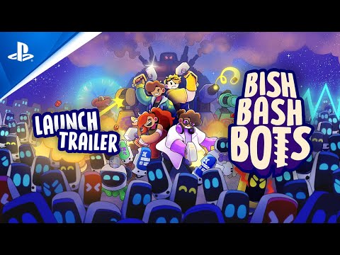 Bish Bash Bots – Launch Trailer | PS5 & PS4 Games