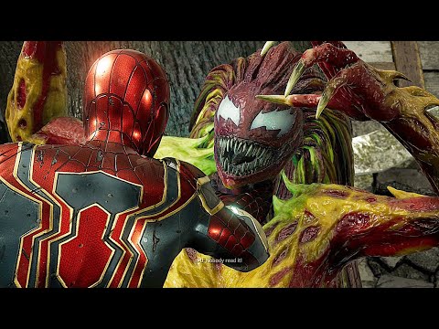 Scream Vs Spider-Man With Iron Spider Suit Fight Scene – Marvel’s Spider-Man 2 PS5
