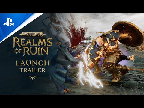 Warhammer Age of Sigmar: Realms of Ruin – Launch Trailer | PS5 Games