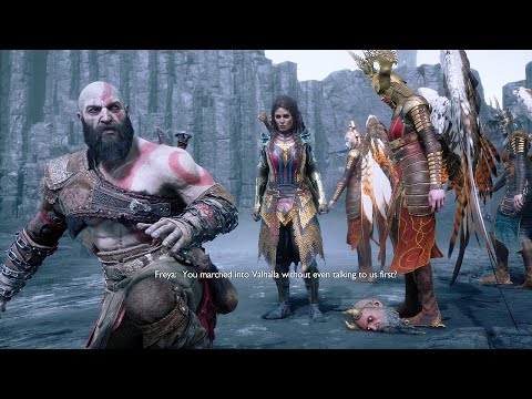 Kratos Dies In Valhalla Scene – God Of War Ragnarok Valhalla DLC