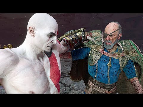 Young Kratos Vs Odin Fight Scene 4K – God Of War Ragnarok