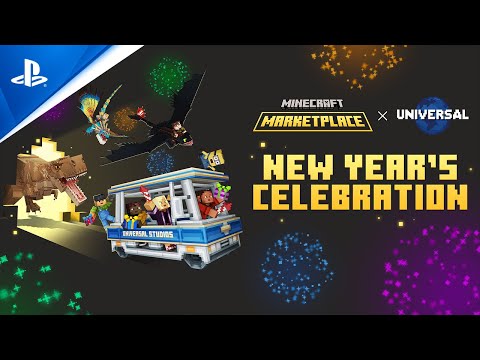 Minecraft – Universal New Year’s Celebration Launch Trailer | PS4 Games