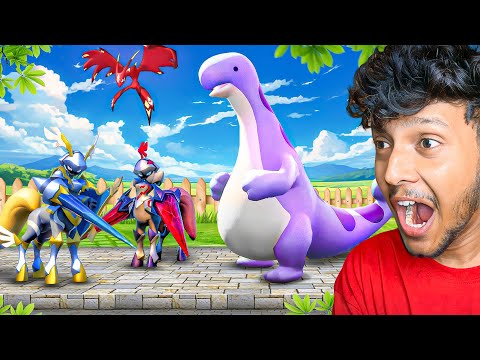 BABY PALADIUS & NICROMUS Vs BIG DINOSAUR! 😱 Palworld | #48