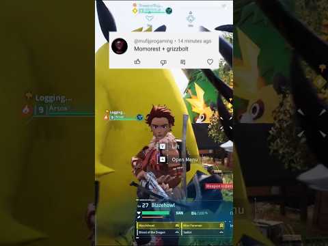 Grizzbolt And Mammorest Breeding In Palworld 😱 #shorts #palworld #shortsvideo