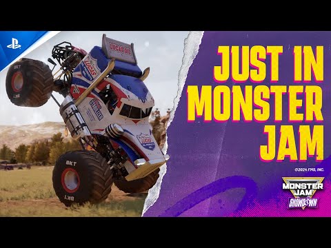 Monster Jam Showdown – Just in Monster Jam Trailer | PS5 & PS4 Games