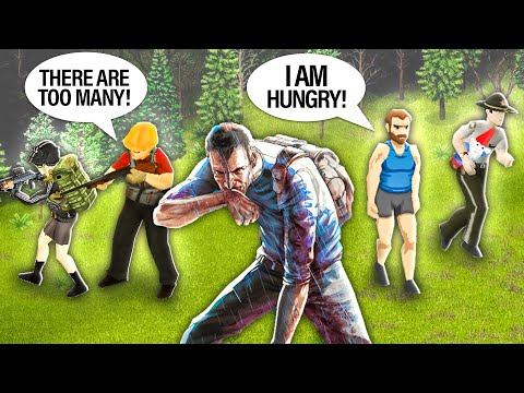 Project Zomboid but I added NPC friends with mods