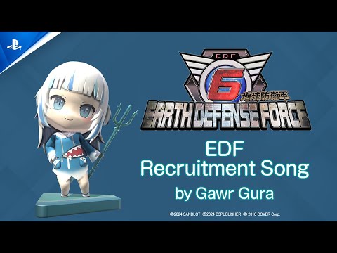 Earth Defense Force 6 – Recruitment Song (by Gawr Gura) | PS5 & PS4 Games
