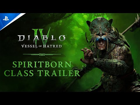 Diablo IV – Vessel of Hatred: Spiritborn Class Trailer | PS5 & PS4 Games
