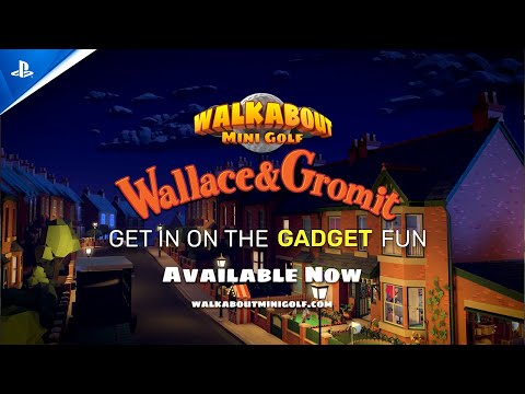 Walkabout Mini Golf – Wallace & Gromit Gameplay Launch Trailer | PS VR2 Games