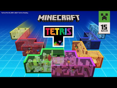 Minecraft x Tetris®