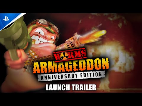 Worms Armageddon: Anniversary Edition – Launch Trailer | PS5 & PS4 Games