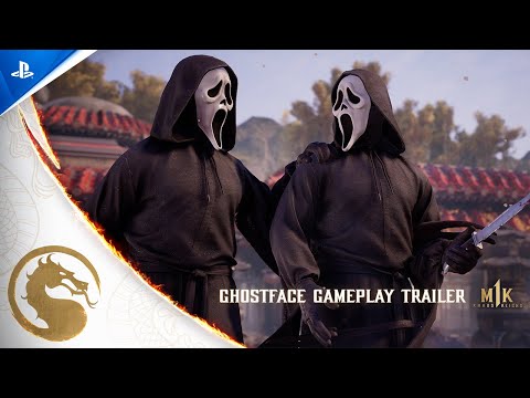 Mortal Kombat 1: Khaos Reigns – Official Ghostface Gameplay Trailer | PS5 Games