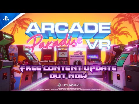 Arcade Paradise VR – Free Content Update Trailer | PS VR2 Games