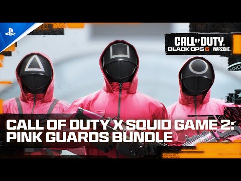Call of Duty: Black Ops 6 & Warzone – Squid Game 2: Pink Guards Bundle | PS5 & PS4 Games