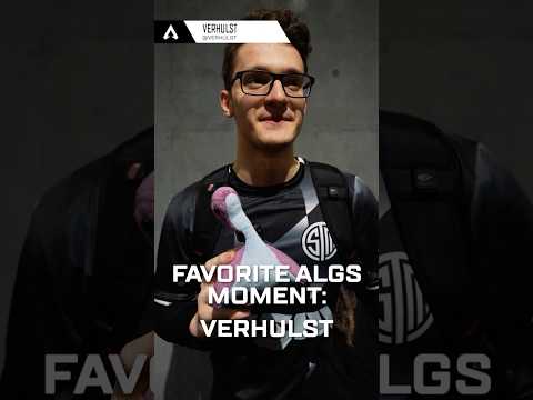 Verhulst’s Favourite ALGS Moment Of All Time