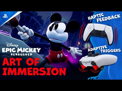 Disney Epic Mickey: Rebrushed – Immersion Trailer | PS5 Games