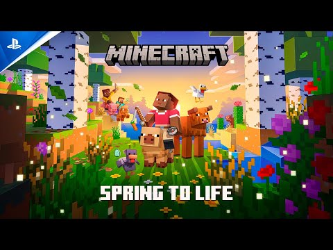 Minecraft – Spring to Life Trailer | PS5 & PS4 Games