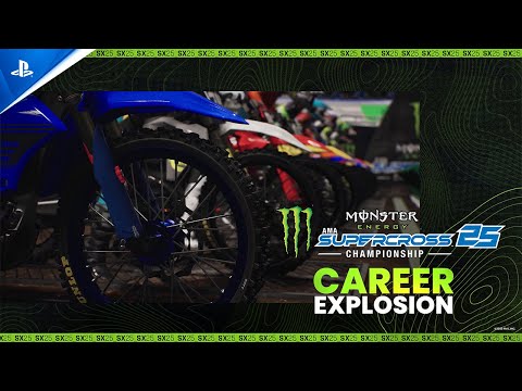 Monster Energy Supercross 25 – The Official Video Game – Career Explosion Trailer | PS5 Games