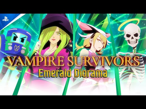 Vampire Survivors: Emerald Diorama – Launch Trailer | PS5 & PS4 Games