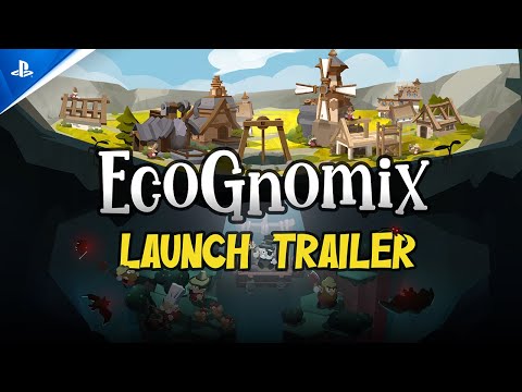 EcoGnomix – Launch Trailer | PS5 & PS4 Games
