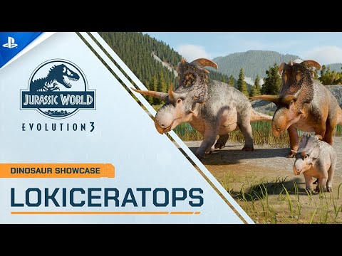 Jurassic World Evolution 3 – Lokiceratops Dinosaur Showcase | PS5 Games