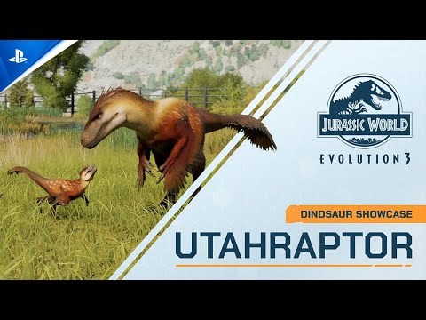 Jurassic World Evolution 3 – Utahraptor Dinosaur Showcase | PS5 Games