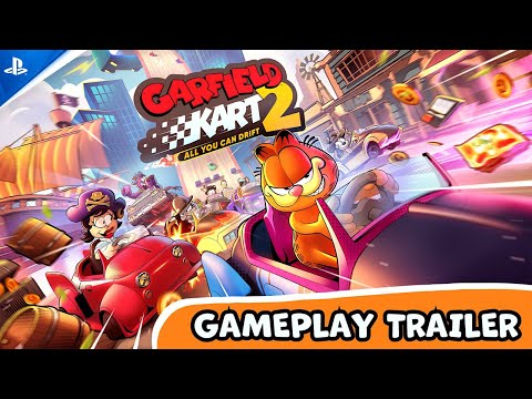 Garfield Kart 2 – All You Can Drift – Gameplay Trailer | PS5 Games