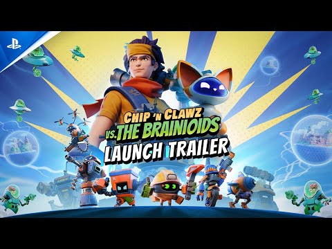 Chip ‘n Clawz vs. The Brainioids – Launch Trailer | PS5 Games