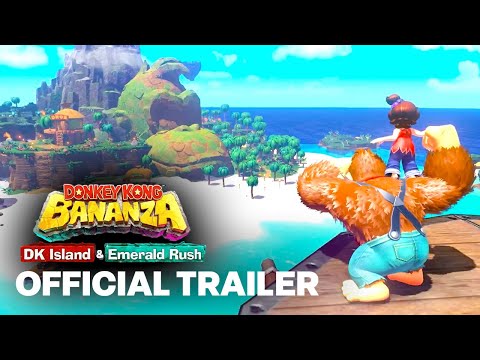 Donkey Kong Bananza – DK Island and Emerald Rush Launch Trailer