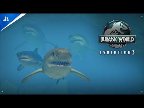 Jurassic World Evolution 3 – Megalodon Dinosaur Showcase | PS5 Games