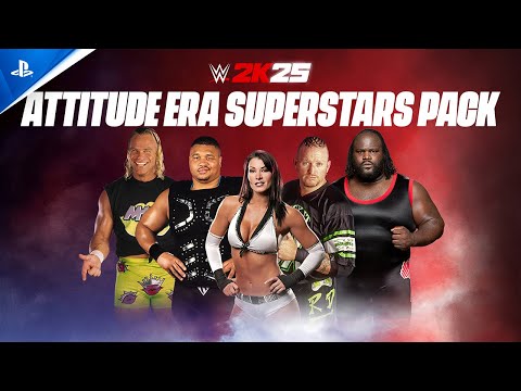 WWE 2K25 – Attitude Era Superstars DLC 4 Trailer | PS5 & PS4 Games