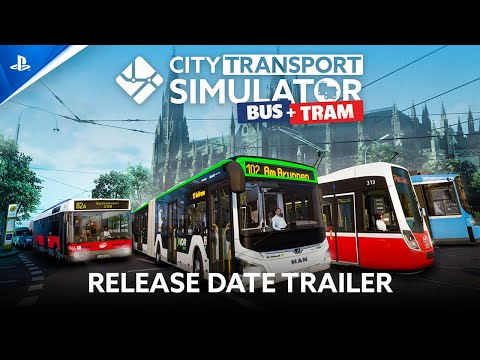 City Transport Simulator: Bus + Tram – Release Date Trailer | PS5 Games